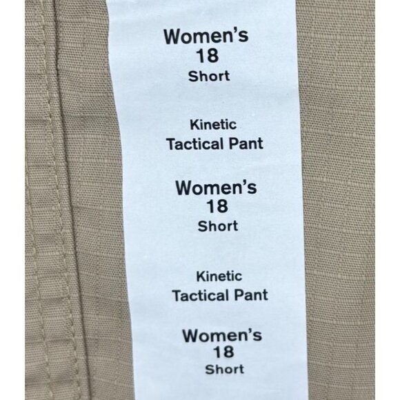 PROPPER NEW Kinetic Pant Womens 18 Short Tactical Pant Khaki - Picture 8 of 9